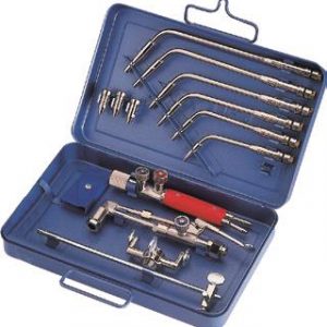 Las- & Snijset Lilliput, 2-pijps, 6 lasvoorst., losse tules