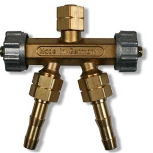 Afsluiter tweeweg zuurstof 1/4'' rechts