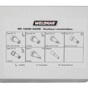 Set diverse mondstukken tbv Handlaser lasmachine WK